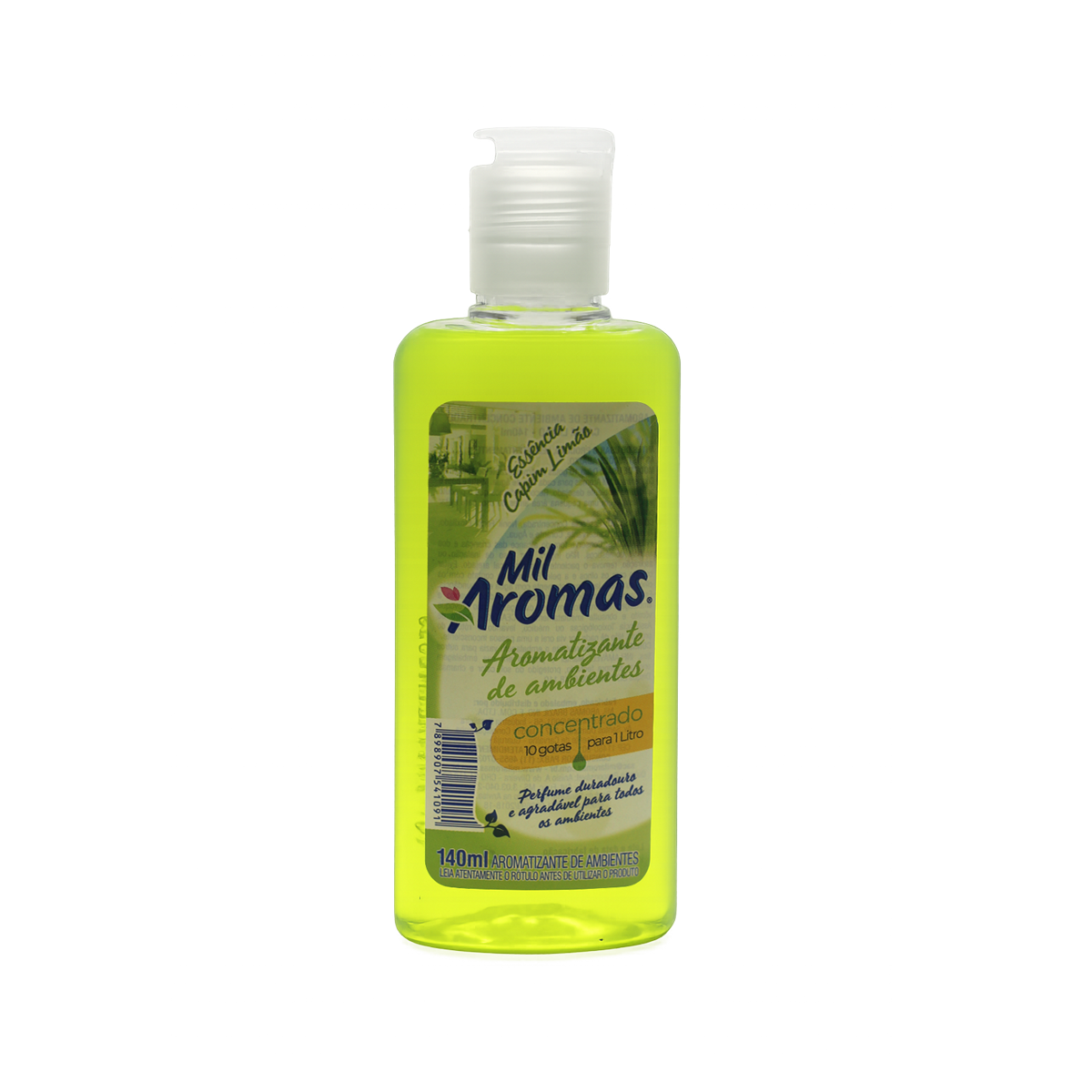 Limpador Perfumado Mil Aromas Capim Limão 140ml – Concentrado