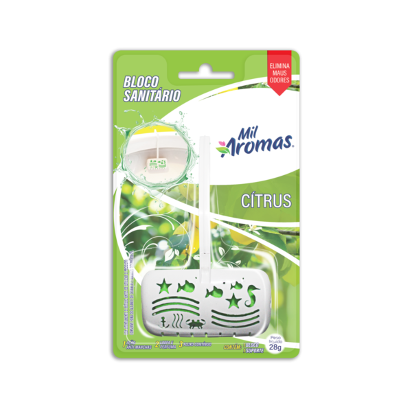 Bloco Sanitario Mil Aromas Aparelho 28g ( Blister ) Citrus