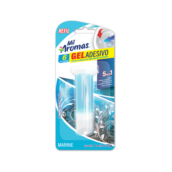 Gel Adesivo Mil Aromas 06 Aplicações Refil 37g Marine