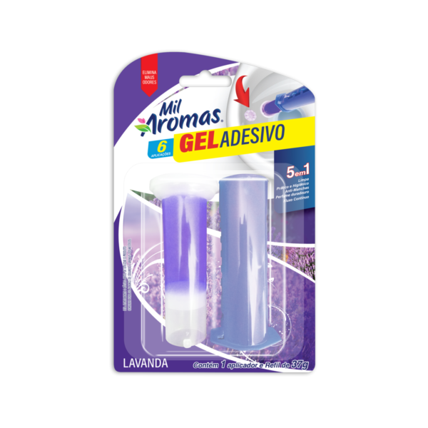 Gel Adesivo Mil Aromas 06 Aplicações Aparelho 37g Lavanda