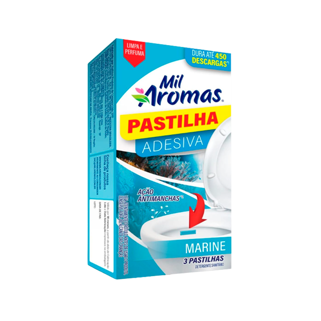 Pastilha Adesiva Mil Aromas ( Caixinha c/ 3 ) Marine
