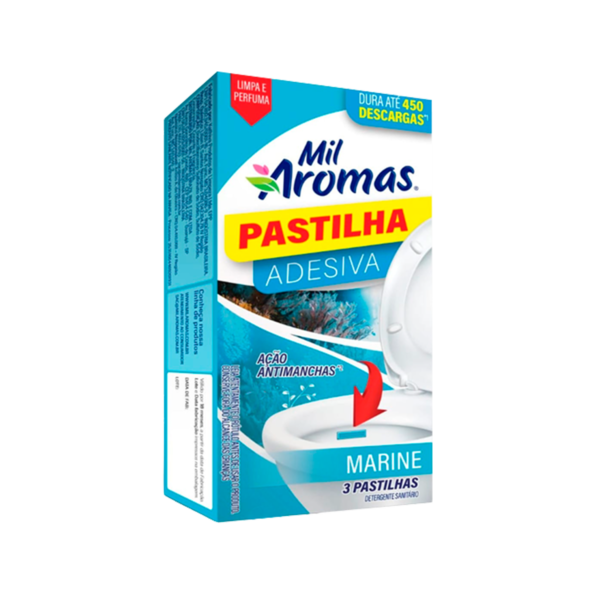 Pastilha Adesiva Mil Aromas ( Caixinha c/ 3 ) Marine