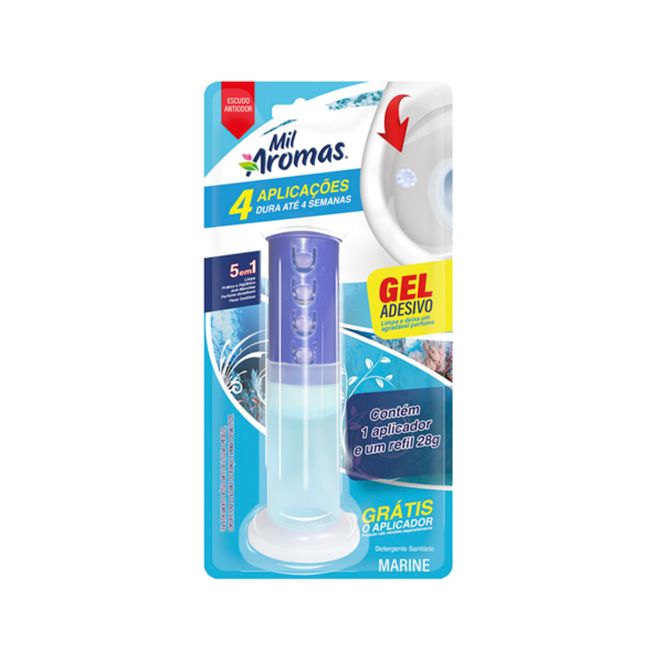 Gel Adesivo Mil Aromas 04 Aplicações Aparelho 28g Marine