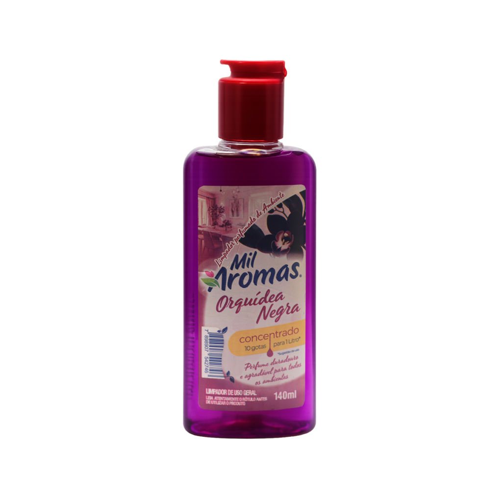 Limpador Perfumado Mil Aromas Orquidea Negra 140ml - Concentrado