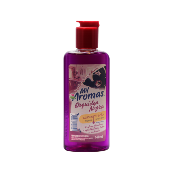 Limpador Perfumado Mil Aromas Orquidea Negra 140ml - Concentrado