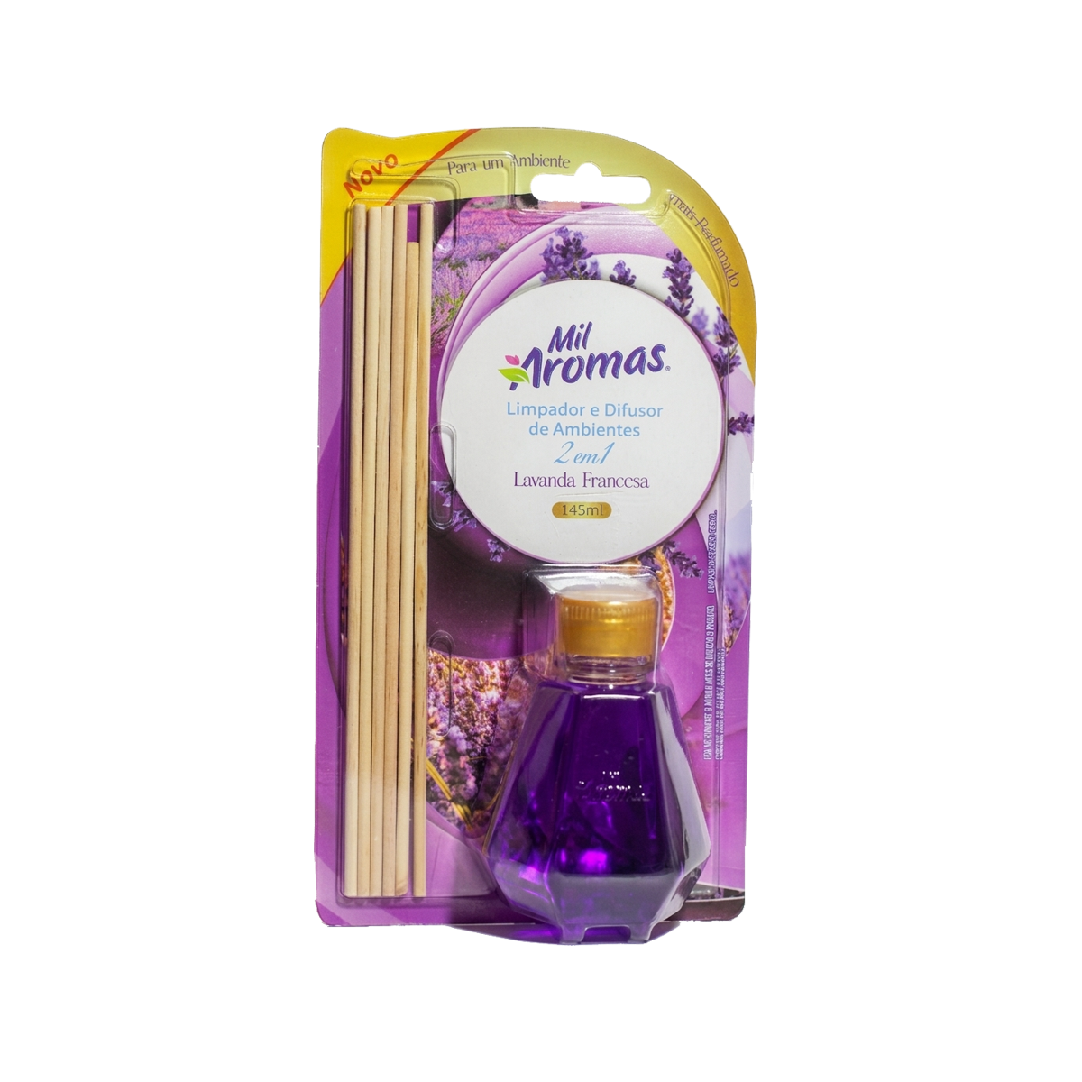 Limpador e Difusor Mil Aromas ( blister ) 145ml – Lavanda Francesa