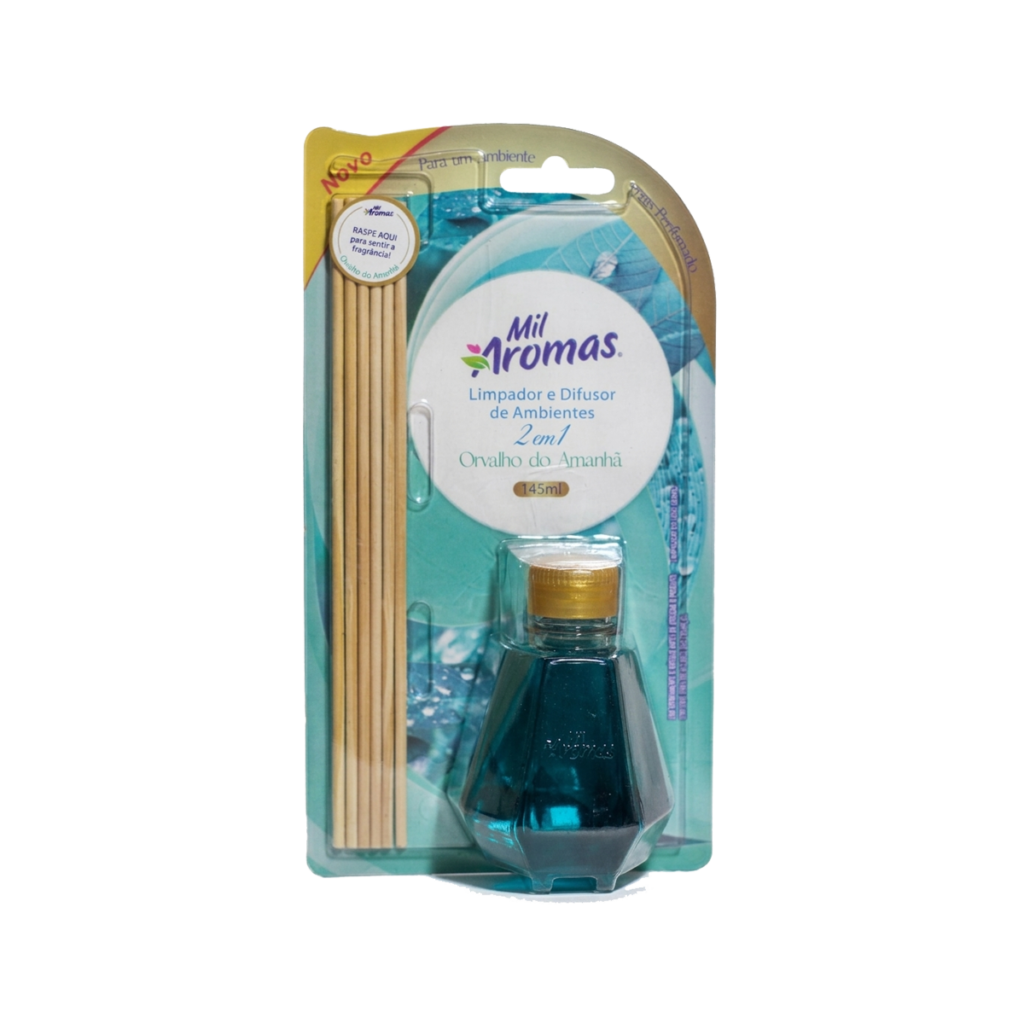 Limpador e Difusor Mil Aromas ( blister ) 145ml - Orvalho do Amanhã
