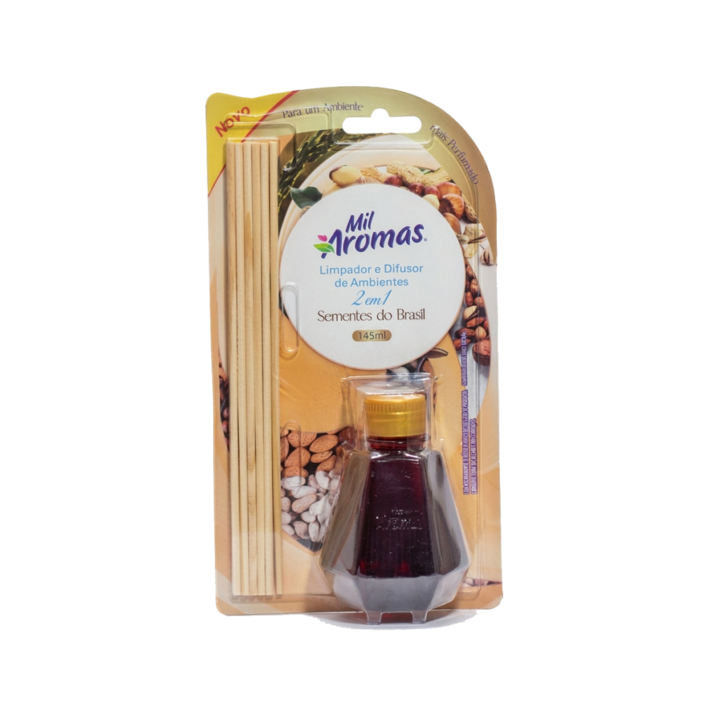 Limpador e Difusor Mil Aromas ( blister ) 145ml - Sementes do Brasil