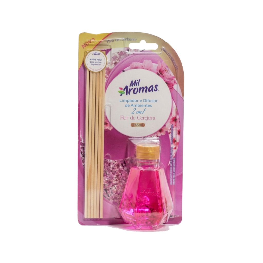Limpador e Difusor Mil Aromas ( blister ) 145ml - Flor de Cerejeira