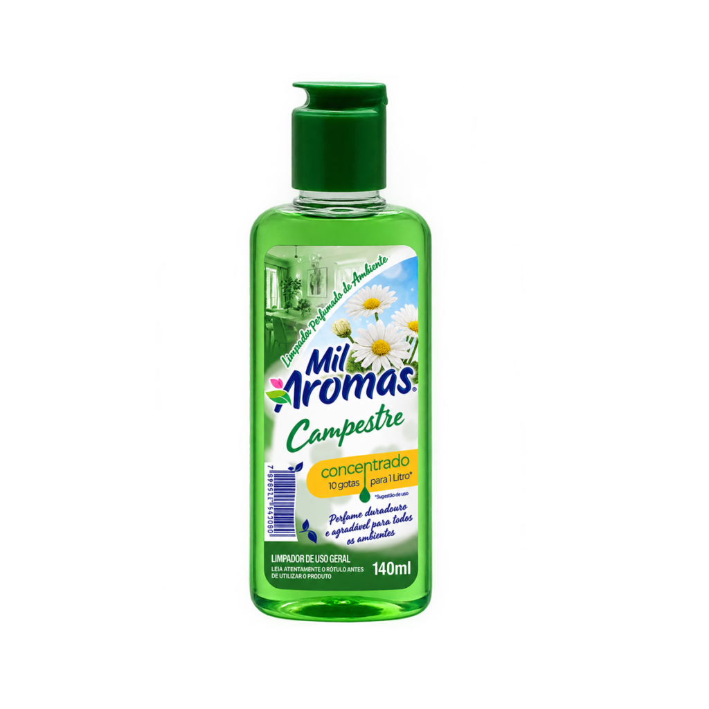 Limpador Perfumado Mil Aromas Campestre 140ml - Concentrado