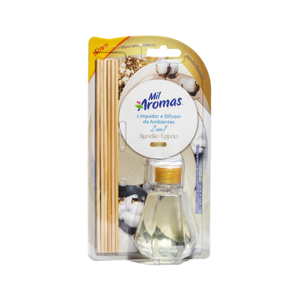 Limpador e Difusor Mil Aromas ( blister ) 145ml – Algodão Egipcio