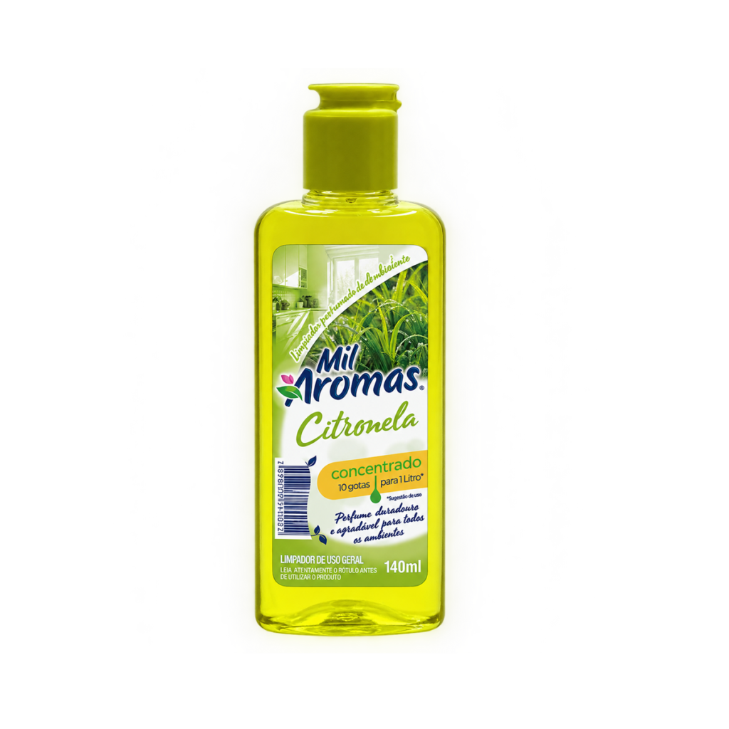 Limpador Perfumado Mil Aromas Citronela 140ml - Concentrado