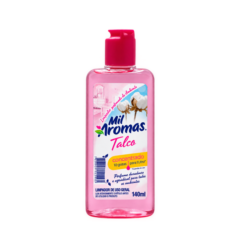 Limpador Perfumado Mil Aromas Talco 140ml - Concentrado