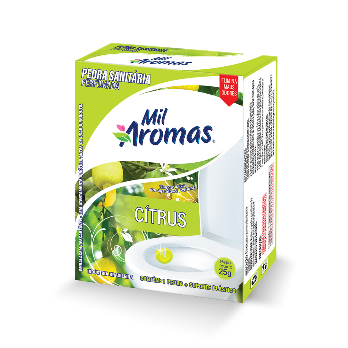 Pedra Sanitaria Mil Aromas Citrus – Caixinha 25g