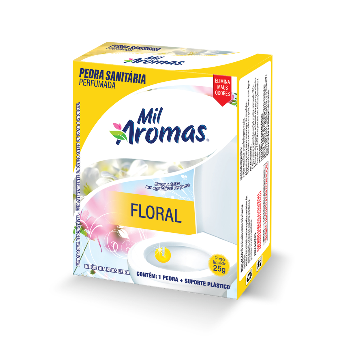 Pedra Sanitaria Mil Aromas Floral – Caixinha 25g