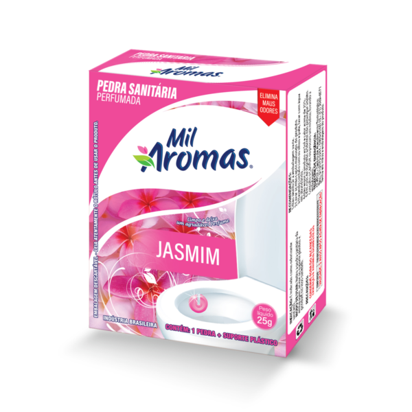 Pedra Sanitaria Mil Aromas Jasmin - Caixinha 25g