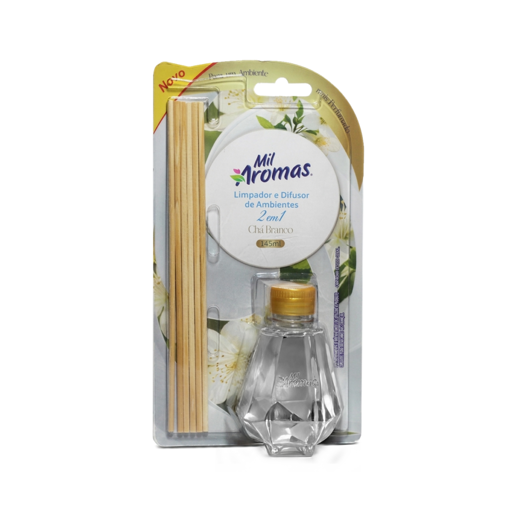 Limpador e Difusor Mil Aromas ( blister ) 145ml - Chá Branco