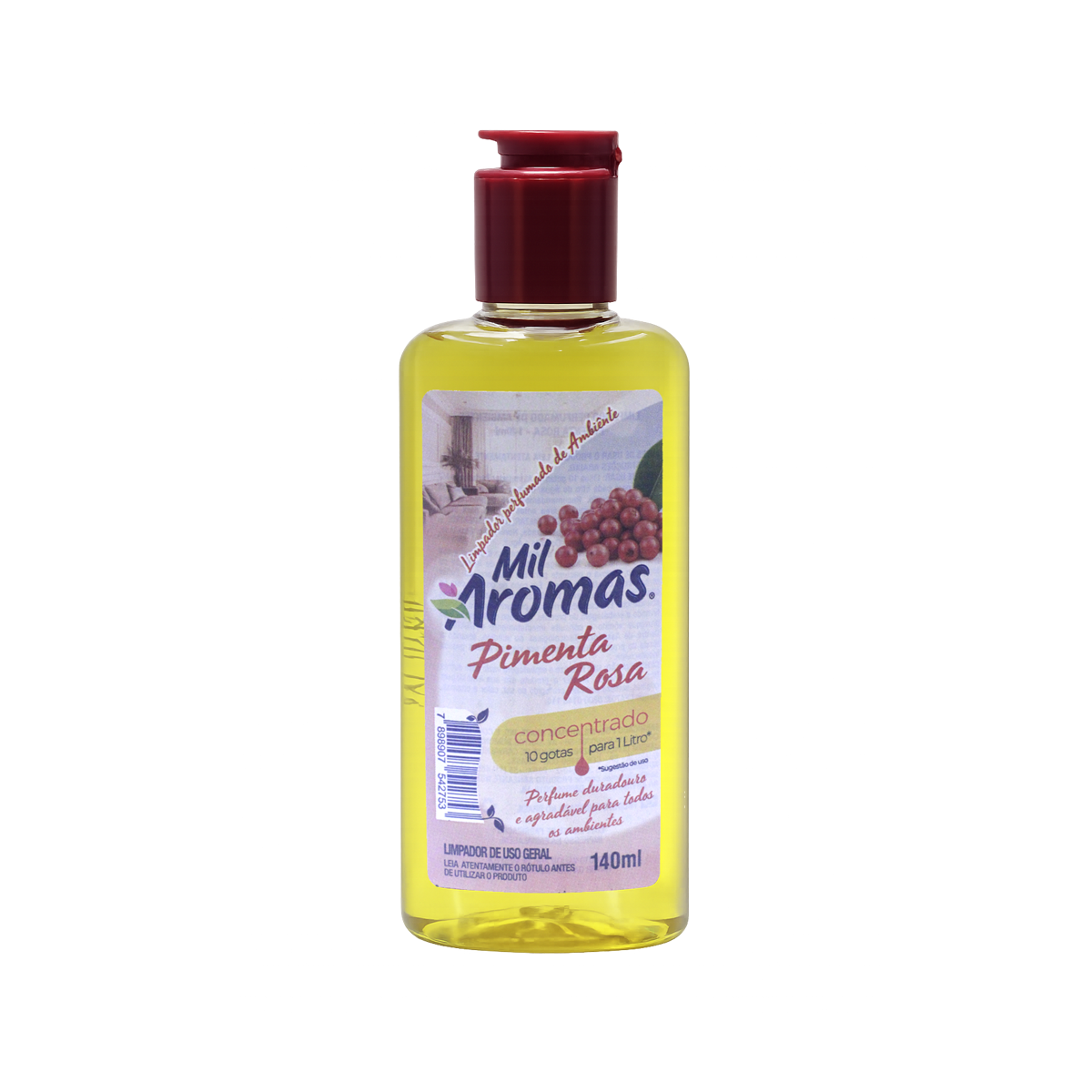 Limpador Perfumado Mil Aromas Pimenta Rosa 140ml – Concentrado