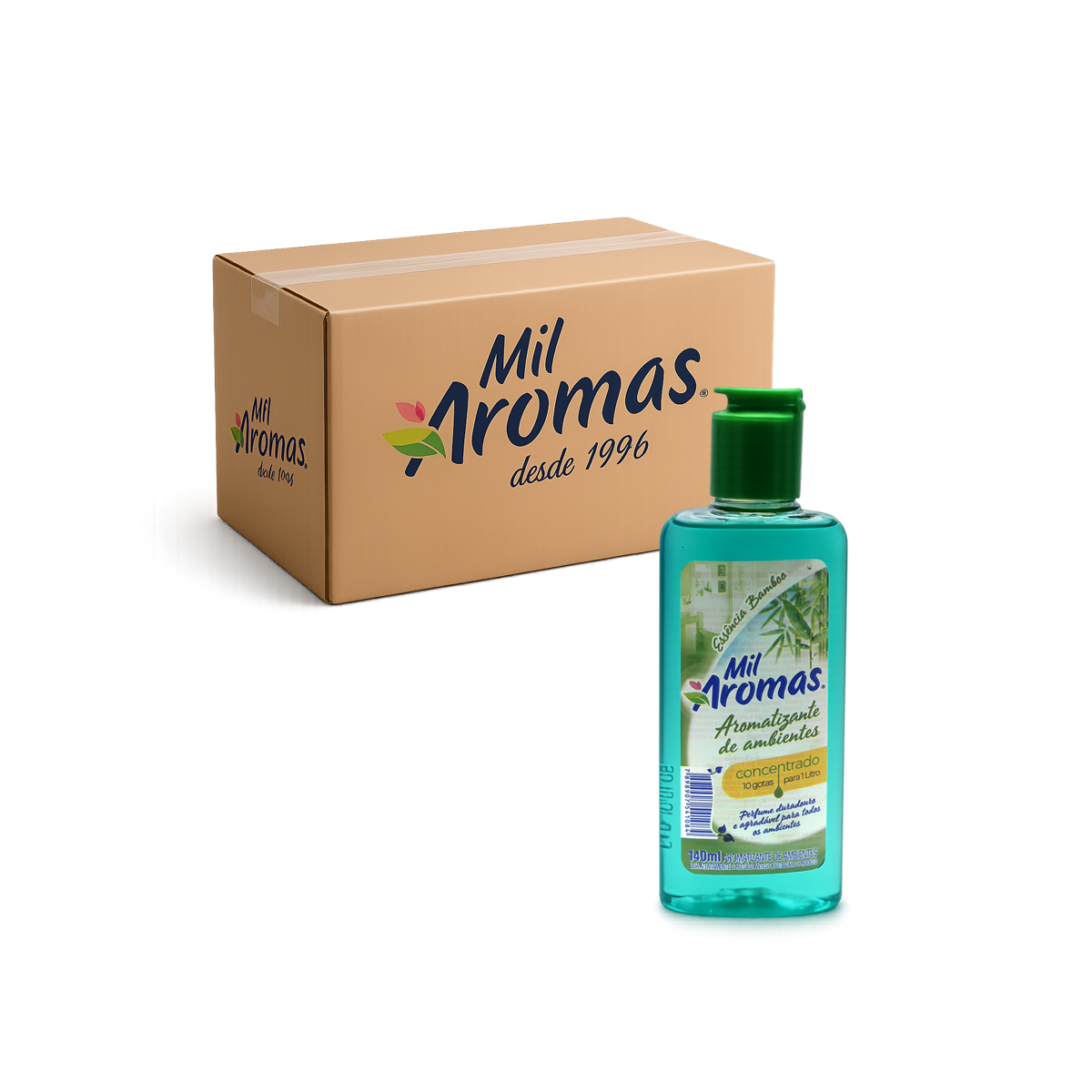Limpador Perfumado Mil Aromas Bamboo – Concentrado Cx 24x140ml