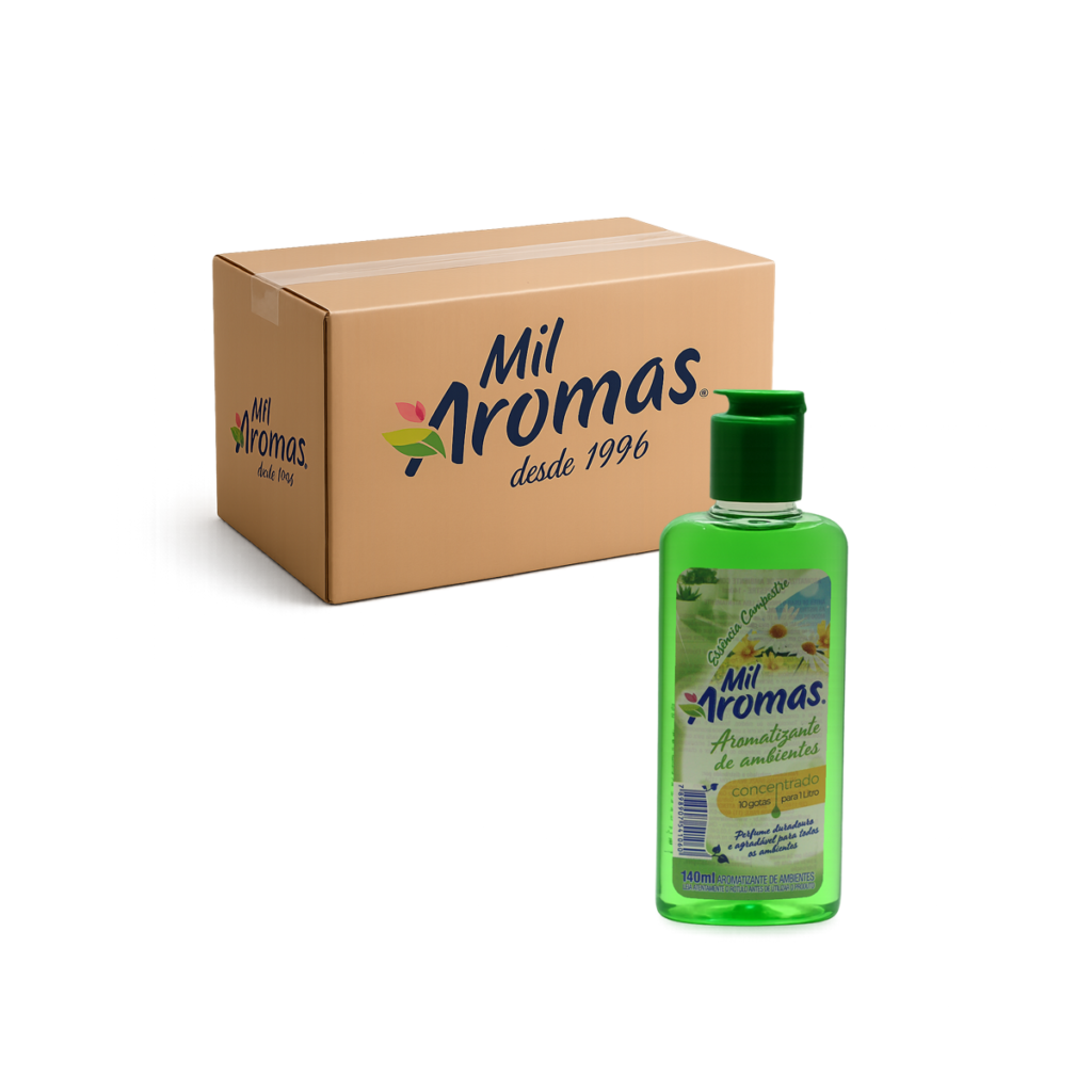 Limpador Perfumado Mil Aromas Campestre - Concentrado Cx 24x140ml