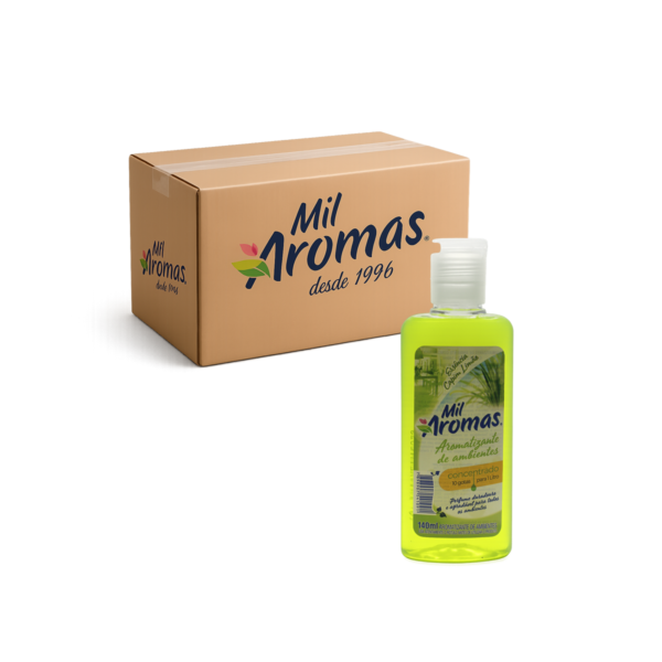 Limpador Perfumado Mil Aromas Capim Limão - Concentrado Cx 24x140ml