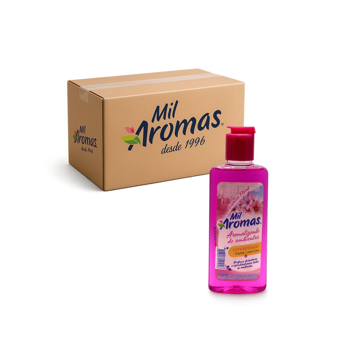 Limpador Perfumado Mil Aromas Floral – Concentrado Cx 24x140ml