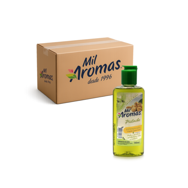 Limpador Perfumado Mil Aromas Pistache Concentrado Cx 24x140ml