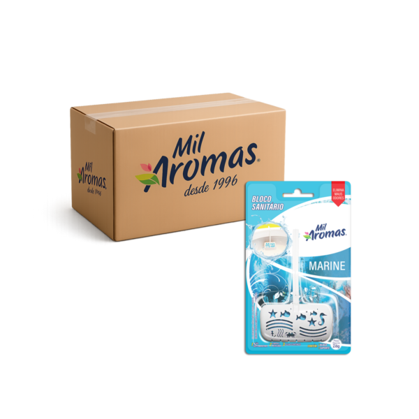 Bloco Sanitário Aparelho Mil Aromas Marine Cx 24x28g (Blister)