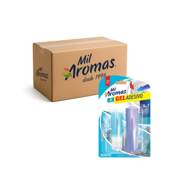 Gel Adesivo Aparelho 6 Aplicações Mil Aromas Marine Cx 24x37g (Blister)